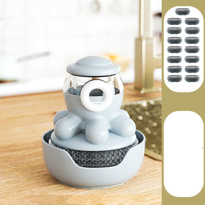 Octopus Soap-Dishwasher Brush