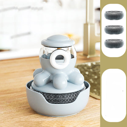Octopus Soap-Dishwasher Brush